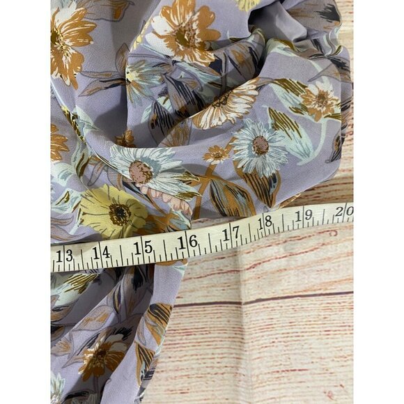 ASTR The Label Women's Lavender Floral One Shoulder Mini Dress - Small - Picture 9 of 14